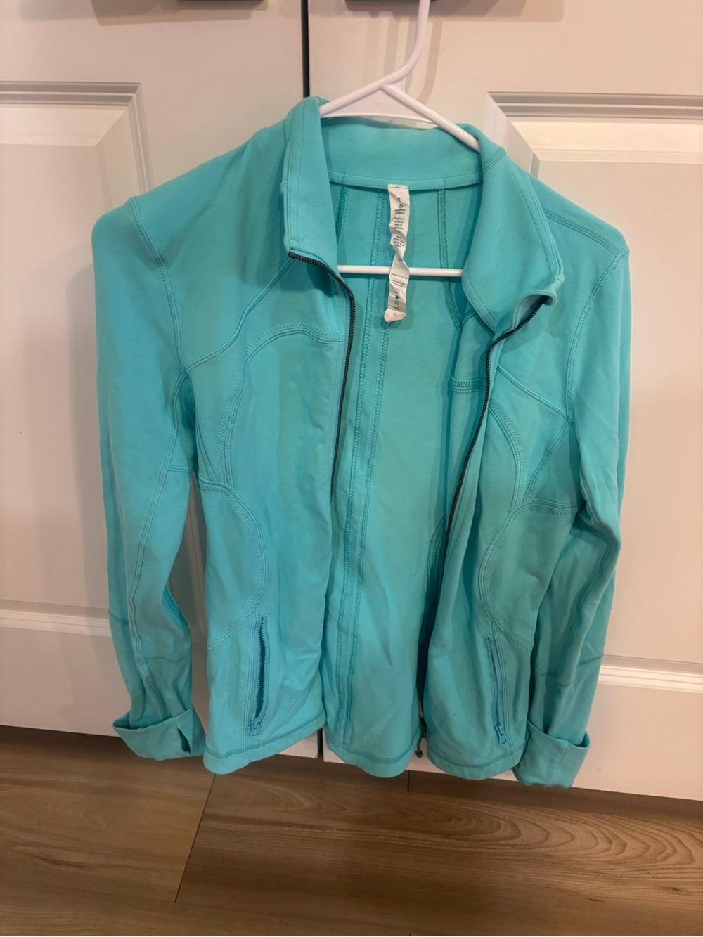 Lululemon Leon Teal Women’s Zip-Front Jacket size 8